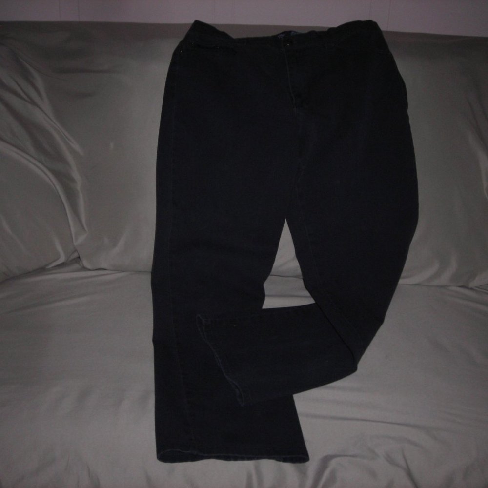 Ladies, Izod Jeans,sz 12,blk.stretch